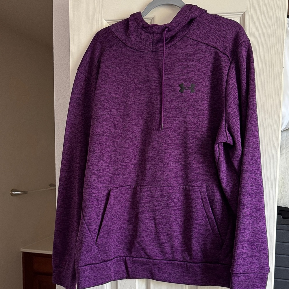 Under Armour Heathered Plum Pullover Hoodie